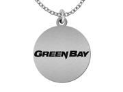 Wisconsin Green Bay Phoenix Round Stainless Steel Necklace