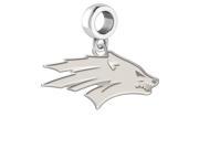 Nevada Wolf Pack Natural Finish Logo Dangle Charm