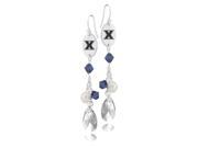 Xavier Musketeers Color Crystal and Pearl Earrings