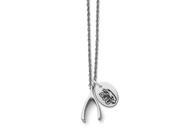Saint Joseph s Hawks Wishbone Necklace