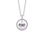 Virginia Commonwealth Rams Pink CZ Necklace