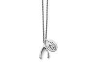 New Hampshire WIldcats Wishbone Necklace