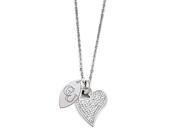 Campbell Camels Crystal Heart Necklace