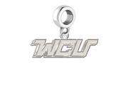 West Chester Golden Rams Dangle Charm - Natural Finish Sterling Silver Logo West Chester Golden Rams Dangle Charm - Natural Finish Sterling Silver Logo
