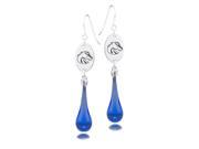 Boise State Broncos Glass Drop Earrings