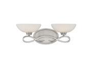 Savoy House Marne 2 Light Vanity Bar in Satin Nickel