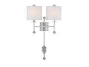 Savoy House 9 7141 2 SN Two Light Wall Sconce