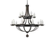 Savoy House Alsace 15 Light Chandelier in Reclaimed Wood