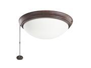 Kichler Accessory Low Profile LED Ceiling Fan Light Kit in Tannery Bronze
