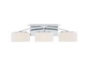 Quoizel Arch 3 Light Bath Vanity in Polished Chrome
