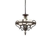 Savoy House Strathmore 3 Light Semi Flush in Century Bronze