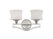 Savoy House 8P 7215 2 SN Terrell Two Light Bath Bar from the Contempo Trends Col Satin Nickel