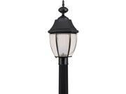 Quoizel Newbury LED Large Post Lantern in Mystic Black