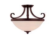 Savoy House Willoughby Semi Flush in English Bronze 6 5789 2 13