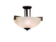 Kichler Eileen 3 Light LED Pendant Semi Flush in Olde Bronze