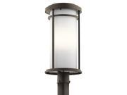 Kichler Toman 1 Light LED Outdoor Post Lantern in Olde Bronze