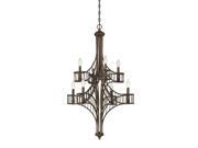 Savoy House Licton 8 Light Chandelier in Guilded Bronze