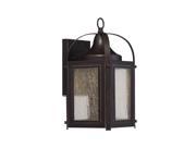 Savoy House Formby 6 Watt LED Wall Lantern in English Bronze with Gold