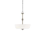 Savoy House Melrose 3 Light Pendant in Satin Nickel