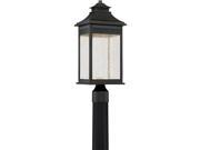 Quoizel Livingston Outdoor Post Lantern in Imperial Bronze