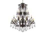 Savoy House Elizabeth 24 Light Chandelier in New Tortoise Shell with Silver
