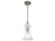 Kichler Bixler LED Mini Pendant in Brushed Nickel