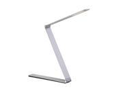 Savoy House Fusion Z LED Task Lamp with Dimmer in Natural Aluminum