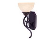 Savoy House Bedford 1 Light Sconce in Distressed Bronze 9 050 1 59