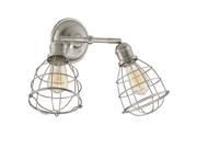 Savoy House Scout 2 Light Adjustable Sconce in Satin Nickel