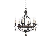 Savoy House Kelsey 6 Light Chandelier Durango 1 8901 6 41