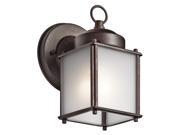 Kichler Signature 1 Light Small Outdoor Wall in Tannery Bronze