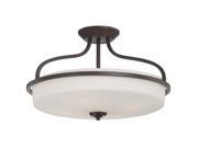 Savoy House Charlton Extra Large Semi Flush English Bronze 6 6225 4 13