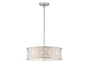 Savoy House Triona Convertible Semi Flush in Silver Leaf