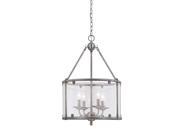 Savoy House Foxcroft 4 Light Foyer in Brushed Pewter 3 4153 4 187