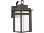 Quoizel Beacon Outdoor Wall Lantern in Stone Black