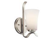 Kichler Armida 1 Light LED Wall Sconce in Brushed Nickel