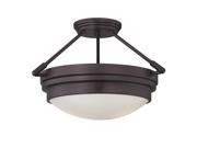 Savoy House Lucerne 2 Light Semi Flush in English Bronze