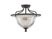 Savoy House Aberdeen Convertible Semi Flush in Classic Bronze