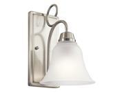 Kichler Bixler 1 Light LED Wall Sconce in Brushed Nickel