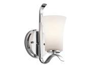 Kichler Armida 1 Light LED Wall Sconce in Chrome