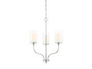 Trade Winds Classic 3 Light Chandelier in Chrome