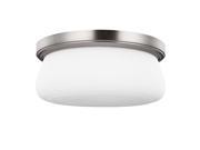 Feiss Vintner 3 Light Flush Satin Nickel, Satin Nickel- FM413SN Feiss Vintner 3 Light Flush Satin Nickel, Satin Nickel- FM413SN
