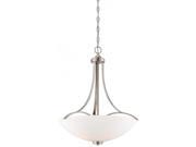 Minka Lavery Overland Park 3-Light Pendant in Brushed Nickel Minka Lavery Overland Park 3-Light Pendant in Brushed Nickel