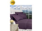 Celine Linen ® Luxury Silky Soft 1500 Series Wrinkle Free 4 Piece Bed Sheet Set Deep Pocket up to 16 inch Full Purple