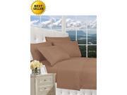 Celine Linen ® Luxury Silky Soft 1500 Series Wrinkle Free 4 Piece Bed Sheet Set Deep Pocket up to 16 inch Full Taupe