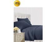 Celine Linen ® Luxury Silky Soft 1500 Series Wrinkle Free 4 Piece Bed Sheet Set Deep Pocket up to 16 inch King Navy Blue