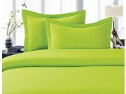 Elegant Comfort® 1500 Thread Count Wrinkle Fade and Stain Resistant 4 Piece Bed Sheet set Deep Pocket HypoAllergenic Full Lime