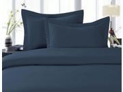 Elegant Comfort® 1500 Thread Count Wrinkle Fade and Stain Resistant 4 Piece Bed Sheet set Deep Pocket HypoAllergenic King Navy Blue