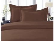 Elegant Comfort® 1800 Thread Count 4 Piece Bed Sheet set Deep Pocket HypoAllergenic Queen Chocolate Brown