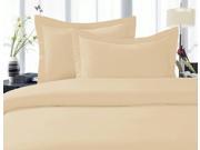 Elegant Comfort® 1800 Thread Count 5 Piece Bed Sheet set Deep Pocket HypoAllergenic Split King Cream